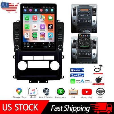 Rádio estéreo GPS para carro 2009-2014 Nissan Frontier Xterra 9,7" Android13 Carplay - Imagem 1 de 4