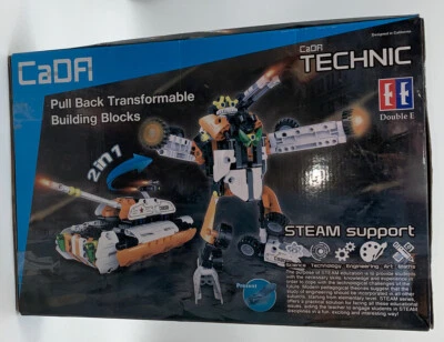 294 Pc Technic Pullback Transformable Building Blocks- Tank & Tango Raytheon - Image 1 of 4