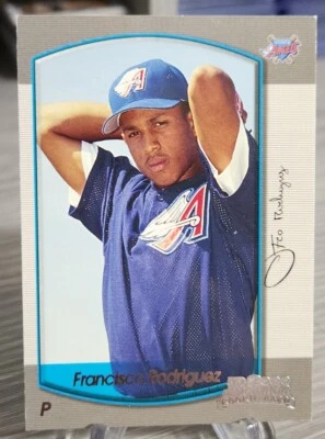 Papel Bowman Francisco Rodríguez 2000 #321 1st Bowman Los Angeles Angels Foto 1 de 2
