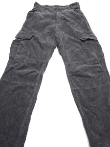 J. Galt Jogger Corduroy Blue Cargo Pants Size Small Y2K 90s Utility 27x30  - Picture 1 of 11