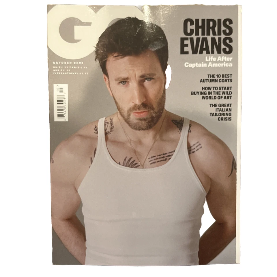 GQ MAGAZINE OCTOBER 2023 CHRIS EVANS British Edition - Image 1 of 1