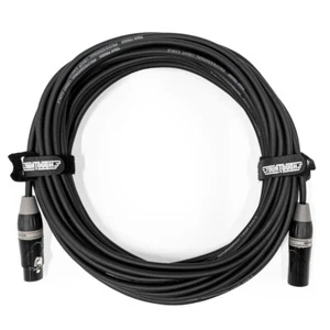50' Color Coded length 3-Pin Professional Light DMX Cable with Locking XLR Ends - Picture 1 of 3