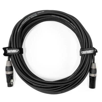 50' Color Coded length 3-Pin Professional Light DMX Cable with Locking XLR Ends - Image 1 of 3