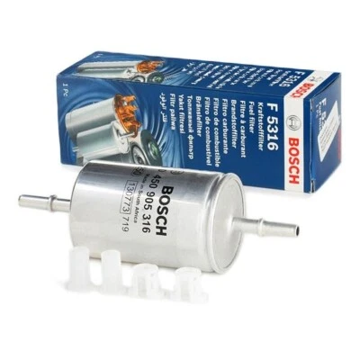 Genuine Bosch 0450905316 Fuel Filter In Line With Clips Fits VW Alfa Romeo Fiat - Image 1 of 4