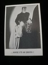 1973 Creature Feature Youll Die Laughing Topps Card Frankenstein Monster 128