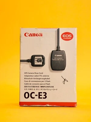 Canon Off Camera Shoe Cord OC-E3 - Image 1 of 4