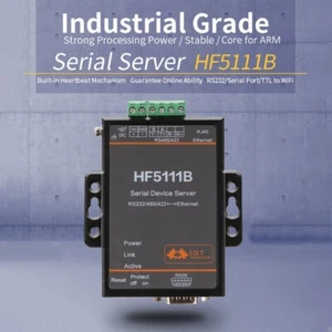HF5111B Serial Server RS232/RS485/RS422 to Ethernet RJ45 Converter os67 - Picture 1 of 2