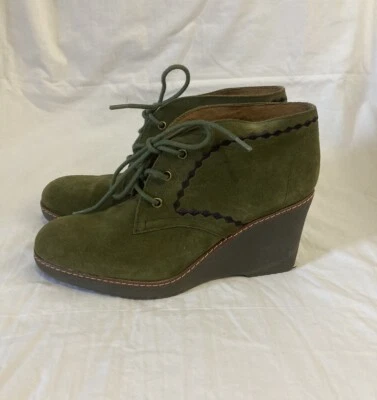 Botas de cuña verdes Aerosoles gamuza 10 Foto 1 de 4