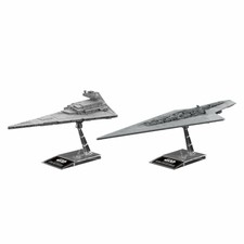 New Star Wars 1/100000 Super Star Destroyer & 1/14500 Star Destroyer Bandai