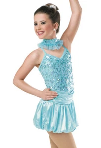 NUEVO Weissman ""Shine It On"" Disfraz de Baile Vestido de Patín 6292 Niño Adulto - Imagen 1 de 2