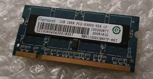 Ramaxel 100200877 1GB PC2-5300S 667mhz 200pin DDR2 Laptop Sodimm Memory - Picture 1 of 2
