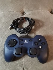 Logitech Dual Action Gamepad USB Controller GUF13A - Tested and Working- Blue - Picture 1 of 5