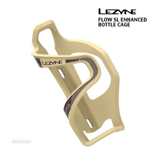 Lezyne FLOW SL ENHANCED Side Load Bicycle Water Bottle Cage : MATTE TAN - Picture 1 of 3