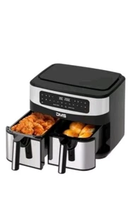 DMS HF-11S Doppelkammer-Heißluftfritteuse Fritteuse - 11 Liter (2x je 5,5 Liter) - Bild 1 von 1