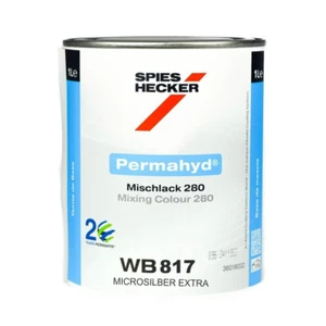 WB817 Micro Silver Extra 1 Litre Spies Hecker Permahyd Waterbased Tinter - Picture 1 of 1