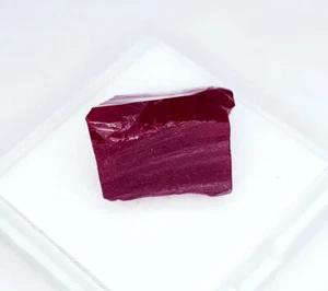 20.35 Ct Natural Ruby Loose Gemstone Red Ruby Corundum Uncut Rough - Picture 1 of 7