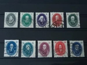 DDR Michelnr. 261-270 Poststempel aus 1950 Michelwert 150€ - Bild 1 von 1