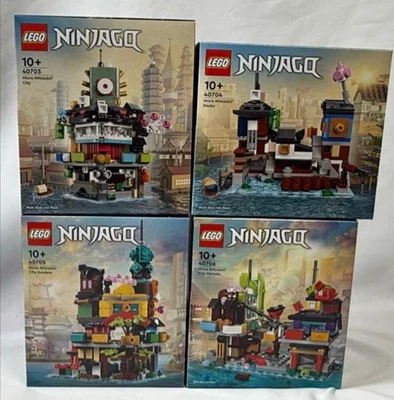 LEGO 40703 40704 40705 40706 Micro NINJAGO City Docks Gardens Markets New Box  - Image 1 of 4