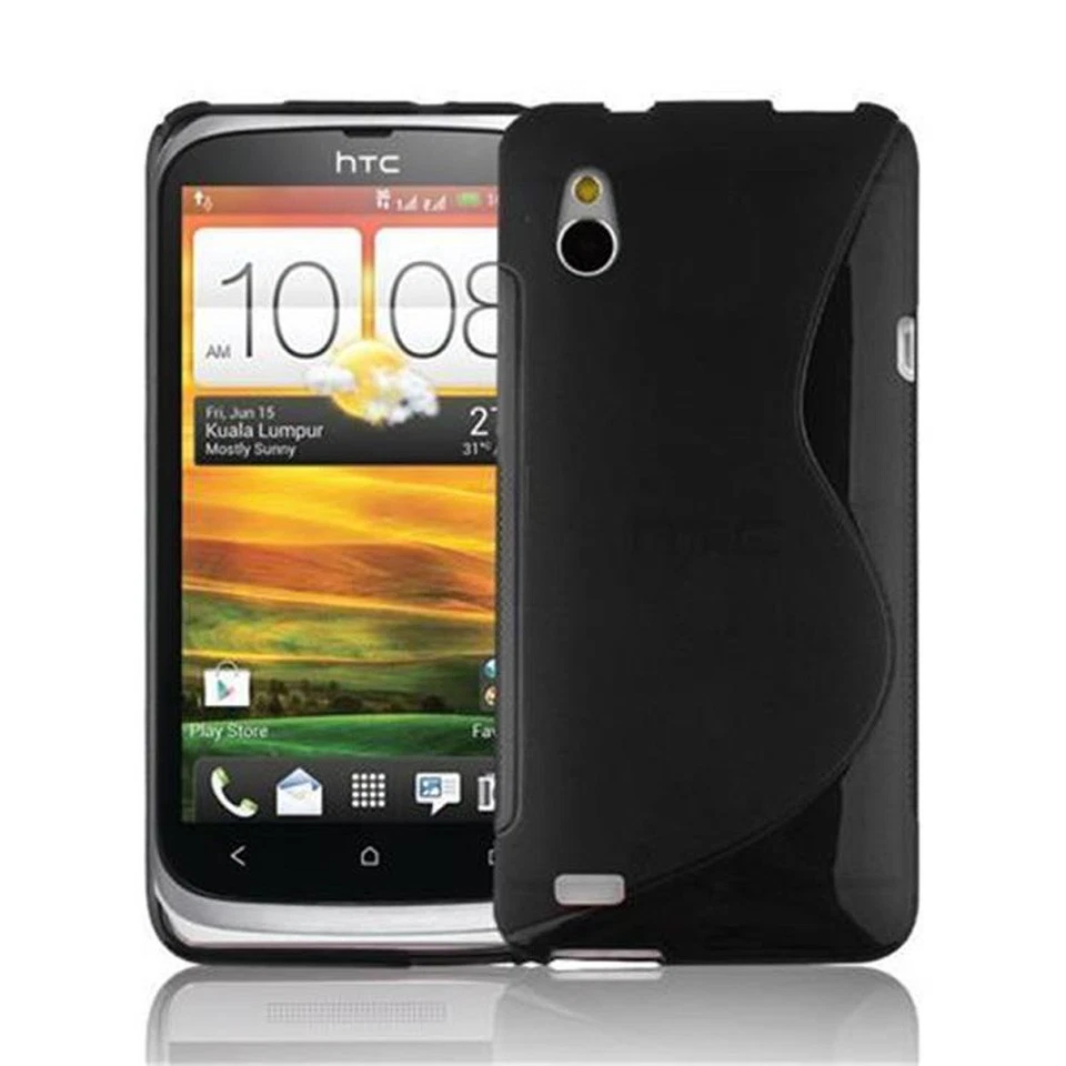 Cover Custodia per HTC Desire V Coperchio Protezione Silicone TPU - Immagine 1 di 1