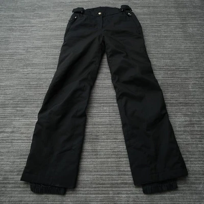 Descente Snow Pants Women D 310 Black Lined Insulated Ski Snowboarding Size 8 - Image 1 of 4