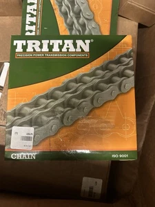 Tritan 50-1R x 10 Fuß Rollenkette, Einzelstrang, genietet, 10 Fuß - NEU  - Bild 1 von 2