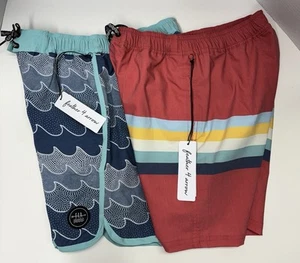 NWT! 2 Feather 4 Arrow  Kids Board shorts & Swim Trunks Size 14 - Picture 1 of 18