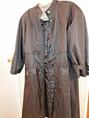 BRYANT PARK ЧЕРНЫЙ ДЛИННЫЙ ПЛАЩ РАЗМЕР A 6 - Изображение 1 из 4