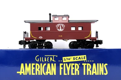Modern American Flyer S  6-47972 B&M Caboose,  UNRUN, OB L-2073 - Image 1 of 4