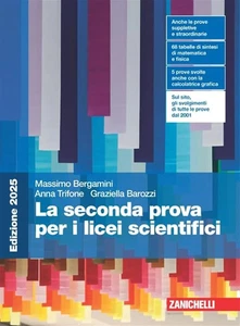 LA SECONDA PROVA PER I LICEI SCIENTIFICI M. BERGAMINI ZANICHELLI 9788808432841 - Foto 1 di 1