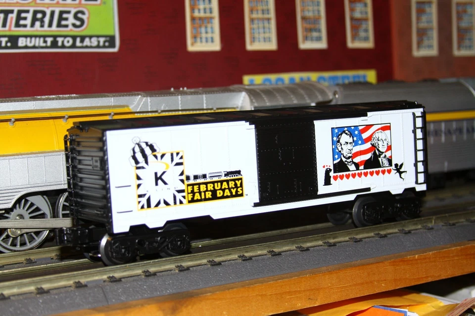 K-line O gauge box car #K641-7413 New in the box K-Line February Fair Days - Image 1 of 1