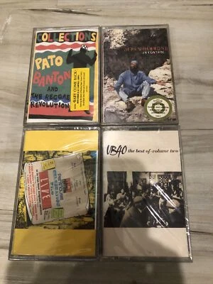 Reggae 4 Cassette Lot- Pato Benton Beres Hammond UB40 Celebration Pt 4 Live NEW! — 第 1/4 张图片