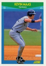 1990 Score Rising Stars Kevin Maas #27 Rookie RC