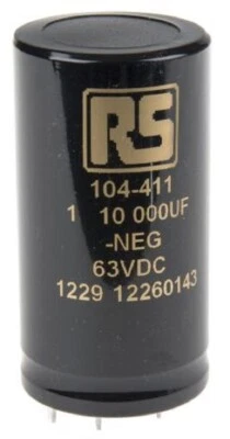 KEMET 10000?F 63V dc Aluminium Electrolytic Capacitor - ALP20A103DE063 - image 1 of 3