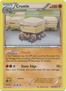 2x (BW7-085) Crustle (Holofoil Rare) Pokemon BW Boundaries Crossed Card # 85 - Picture 1 of 1