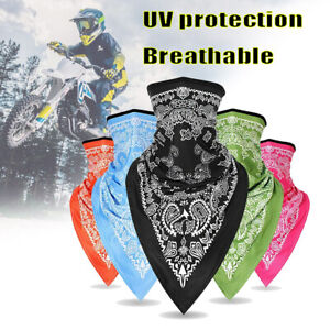 UV Protection Breathable Bandana Mask Neck Gaiters Triangle Scarf Balaclava USA