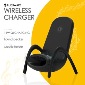 Altavoz de carga rápida cargador inalámbrico ALIENWARE 15W QI para iPhone13galaxyS22 - Imagen 1 de 14
