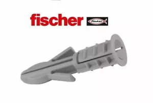 Fischer Nylon Plasterboard Plugs Wall Plug 6mm Heavy Duty Screws Raw plug - Picture 1 of 2