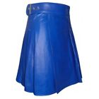 Skirts Leisure Gladiator PU Leather Party Pleated Skirt Plus Size Scottish