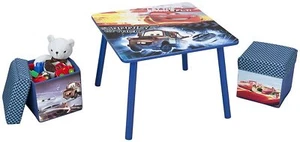 Disney Cars Table & Ottomans - Picture 1 of 1