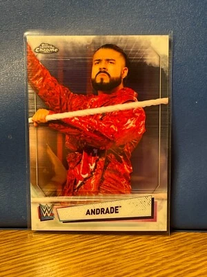 #4 Andrade - 2021 Topps WWE Chrome Wrestling - Image 1 of 2