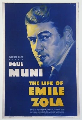Movie Theater Program The Life of Emile Zola Paul Muni Screenplay Oscar - Image 1 of 4