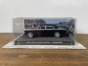 ROLLS ROYCE SILVER SHADOW #134 007 James Bond Car Collection MOONRAKER DIE CAST - Picture 1 of 7