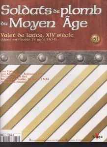 SOLDATS DE PLOMB DU MOYEN AGE N°51 VALET DE LANCE XIVe/ VALOIS / MONS-EN-PEVELE - Imagen 1 de 3