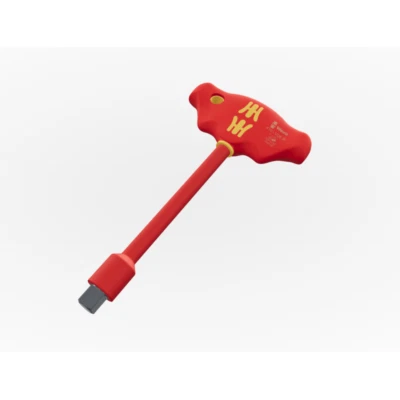 Wera 05005120001 410I B VDE T-Handle Adapter Screwdriver 3/8" x 130 mm - Image 1 of 4