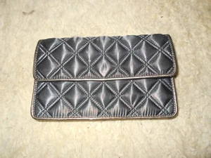 Marc Jacobs Grey Quilted Small Purse Bag With Silver Edging - Picture 1 of 5