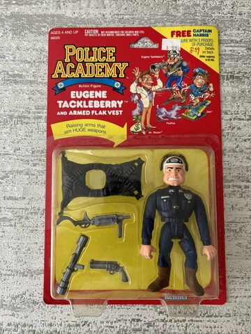 1988 Police Academy EUGENE TACKLEBERRY Action Figure Carded *MINT* Cover