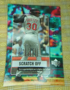 2001 Upper Deck Ken Griffey Jr. e-Card Rare unscratched E8 - Picture 1 of 8