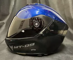 Casco de moto turismo Nolan X-903 ULTRA CARBONO con pegatinas YAMAHA MT-09 - Imagen 1 de 11