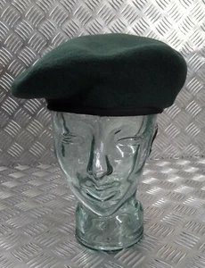 Genuine Military Spec Uniform Dress Wool Beret H&S London Irish Green Size 58cm - Picture 1 of 6