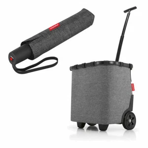 reisenthel Trolley carrycruiser Set mit umbrella pocket duomatic Twist Silver - Bild 1 von 1